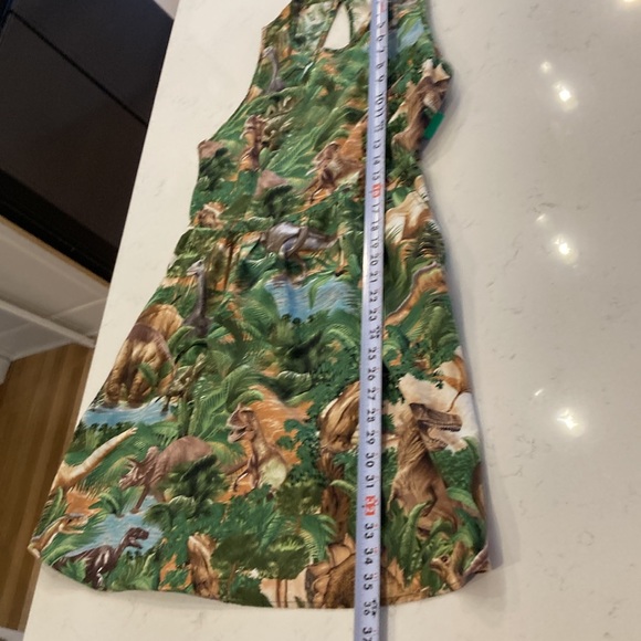 Retrolicious Jurassic Park Dinosaur Land Before Time Sleeveless Pocket Dress XL - Picture 12 of 13
